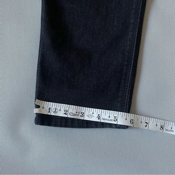 Laurie Felt Los Angeles Black Daisy Denim Ankle Skinny Jeans Women’s Size 18WP - Picture 9 of 11